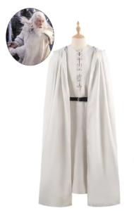 The Hobbit lord of the rings Costume White Gandalf